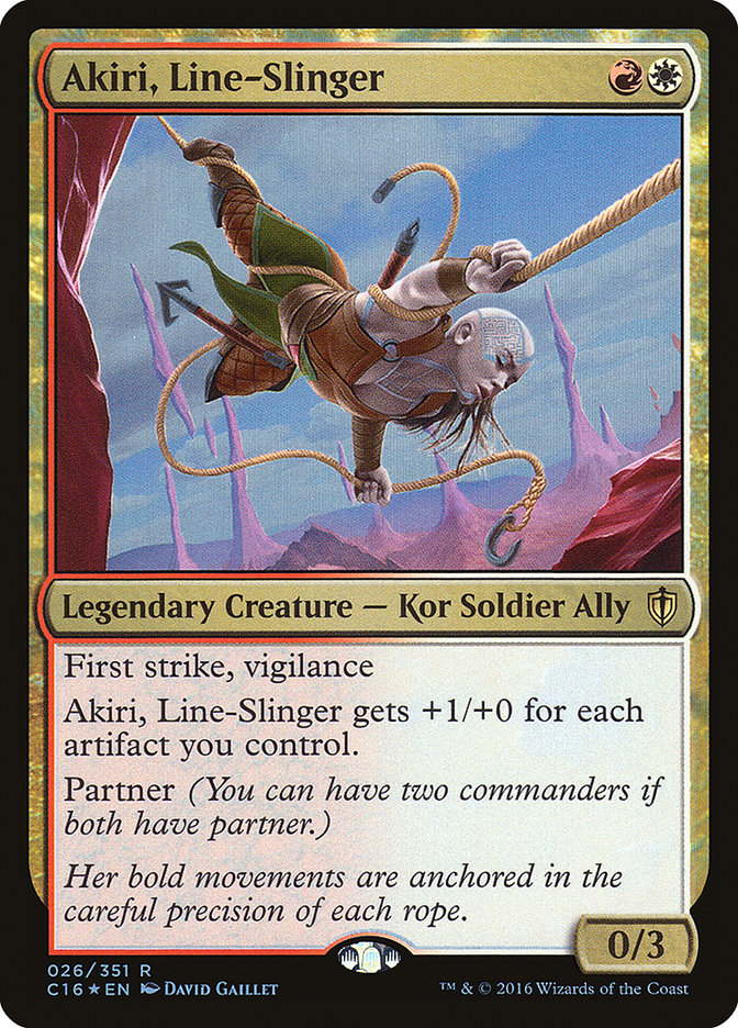 Akiri, Line-Slinger · Commander 2016 (C16) #26 · Scryfall Magic The  Gathering Search