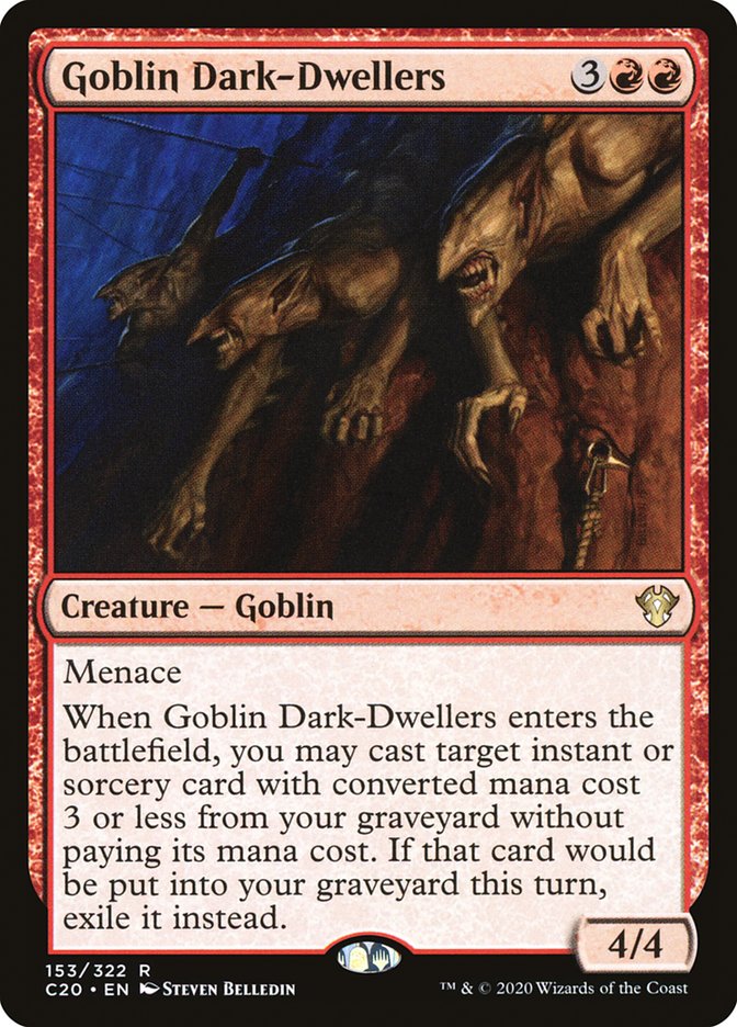 Goblin Dark-Dwellers (Commander 2020 #153)