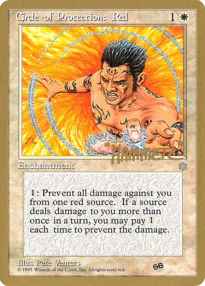 Circle of Protection: Red (Pro Tour Collector Set #shr15sb)