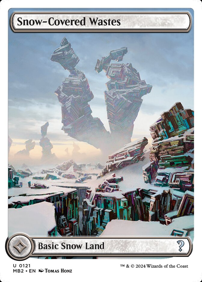 Snow-Covered Wastes (Mystery Booster 2 #121)