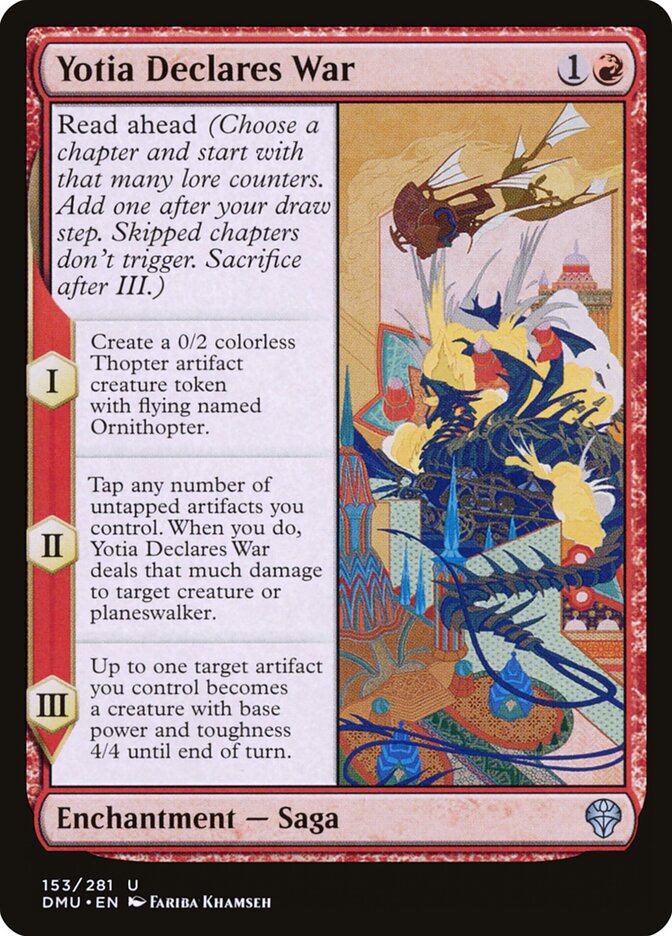 Yotia Declares War (Dominaria United #153)