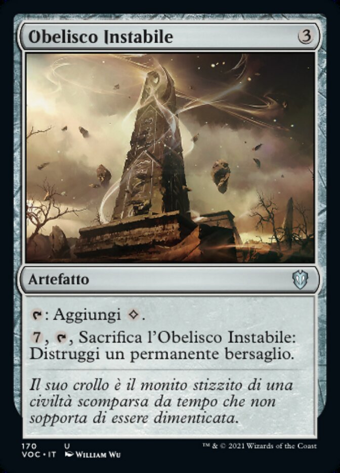 Unstable Obelisk (Crimson Vow Commander #170)