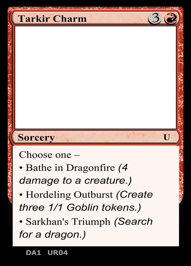 Tarkir Charm (Unknown Event #UR04c)