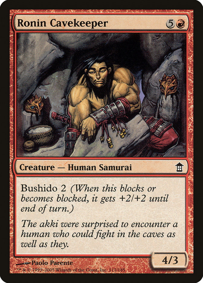 Ronin Cavekeeper (Saviors of Kamigawa #111)