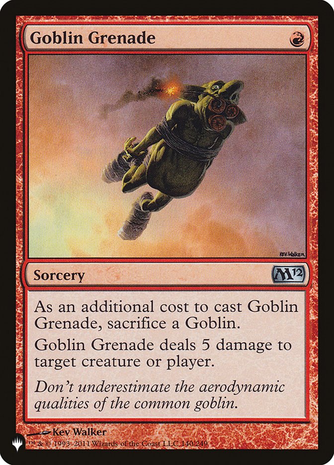 Goblin Grenade (The List #M12-140)