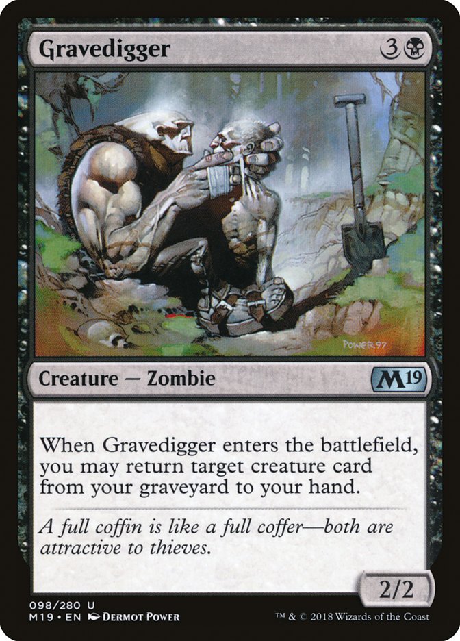 Gravedigger (Core Set 2019 #98)