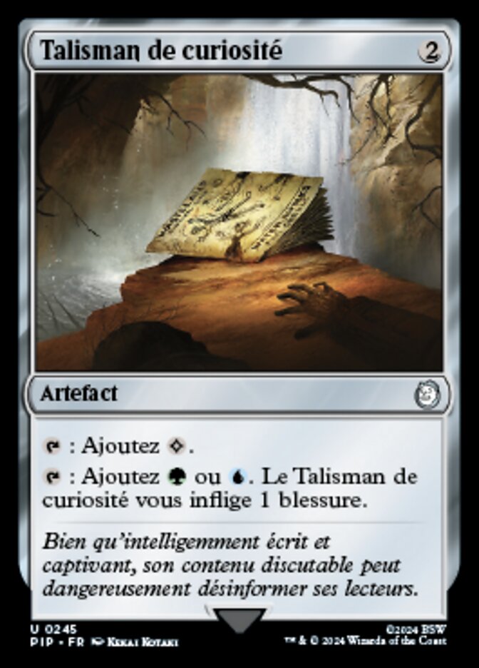 Talisman de curiosité