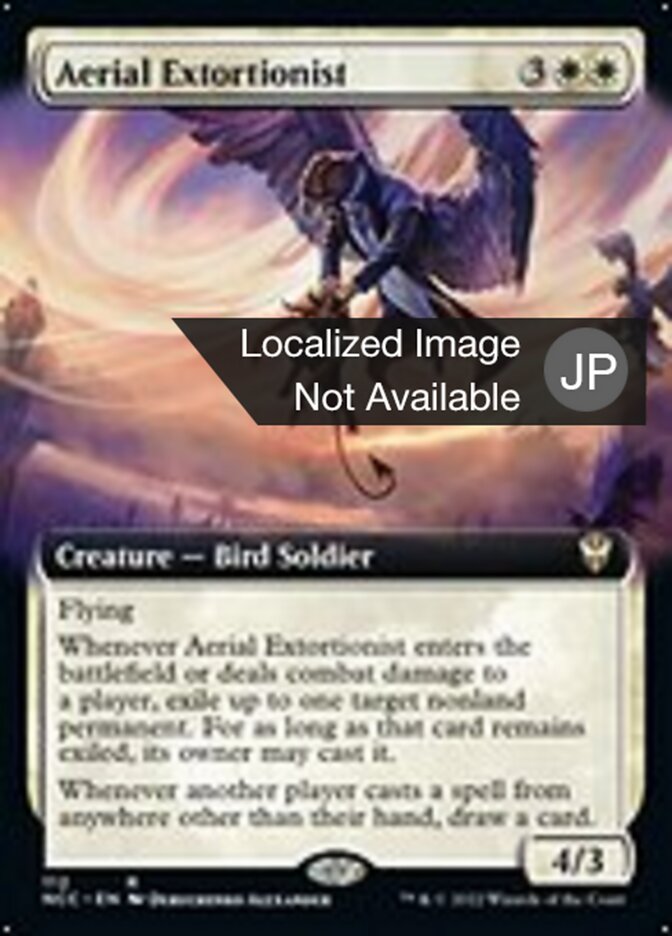 Aerial Extortionist (New Capenna Commander #112)