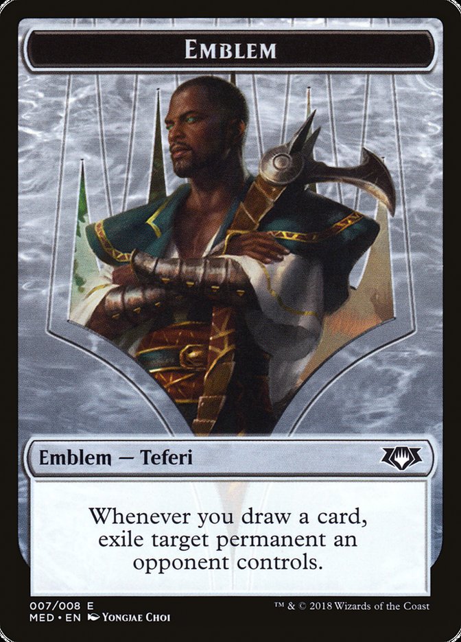 Teferi, Hero of Dominaria Emblem (Mythic Edition Tokens #G7)