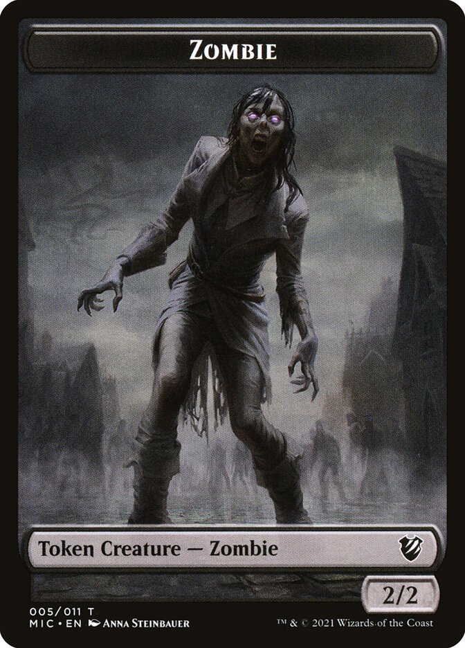 Zombie (Midnight Hunt Commander Tokens #5)