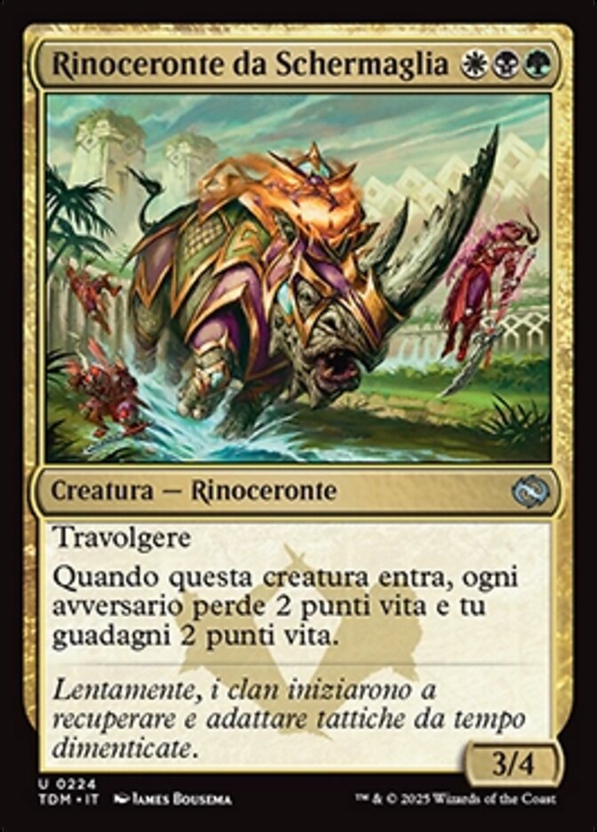 Rinoceronte da Schermaglia