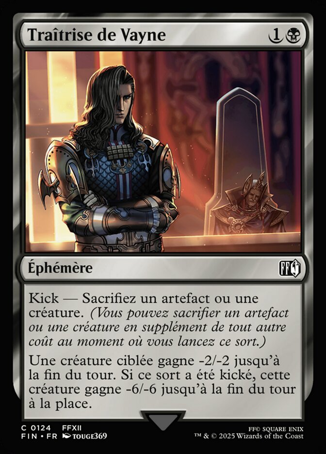 Traîtrise de Vayne