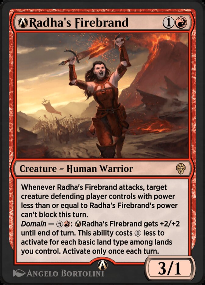 A-Radha's Firebrand (Dominaria United #A-141)