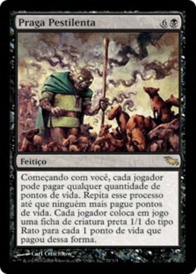 Praga Pestilenta (Plague of Vermin) · Shadowmoor (SHM) #73 · Scryfall Magic  The Gathering Search