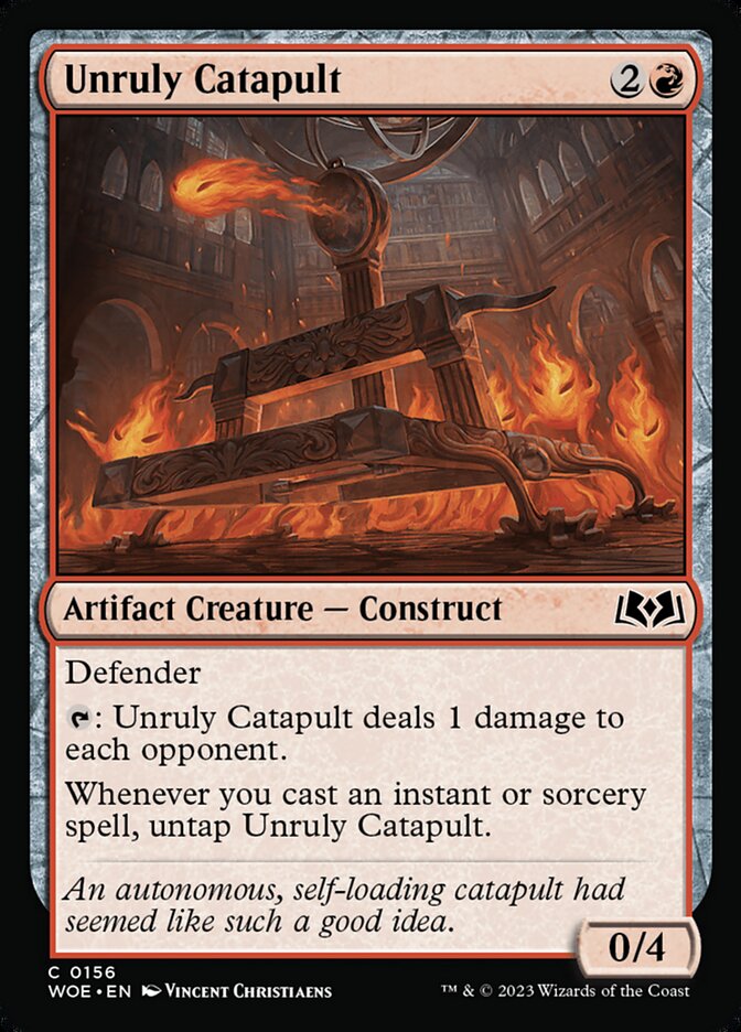 Unruly Catapult (Wilds of Eldraine #156)
