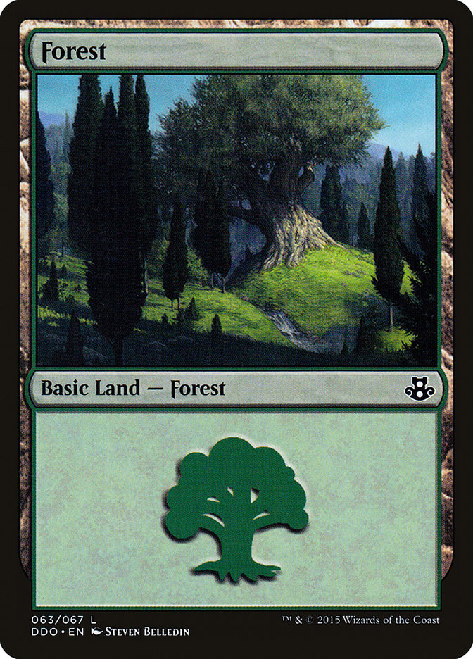 Forest (Duel Decks: Elspeth vs. Kiora #63)