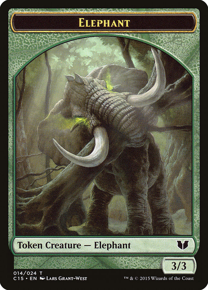 Elephant (Commander 2015 Tokens #14)