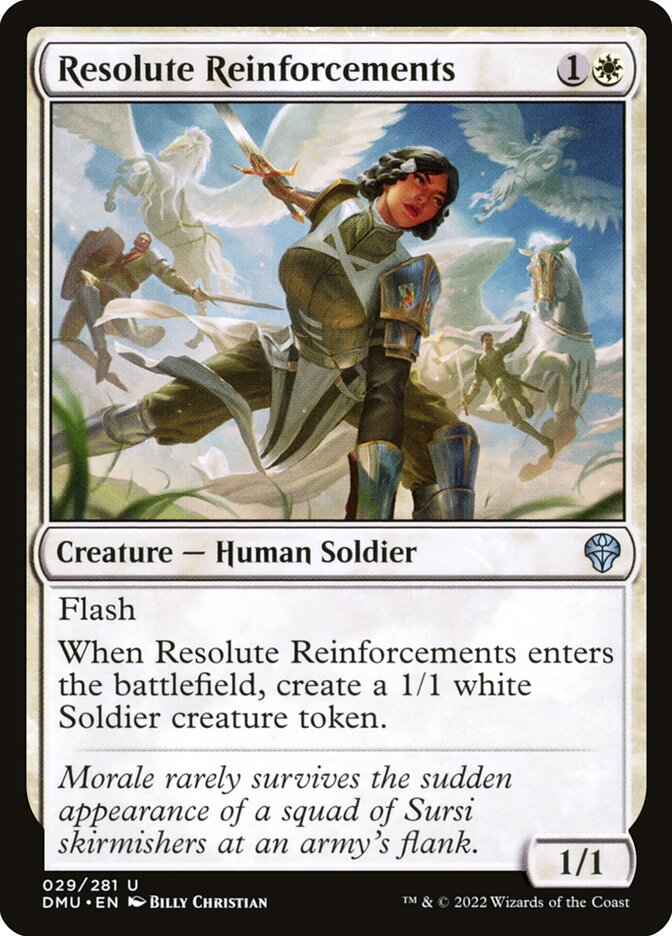 Resolute Reinforcements (Dominaria United #29)