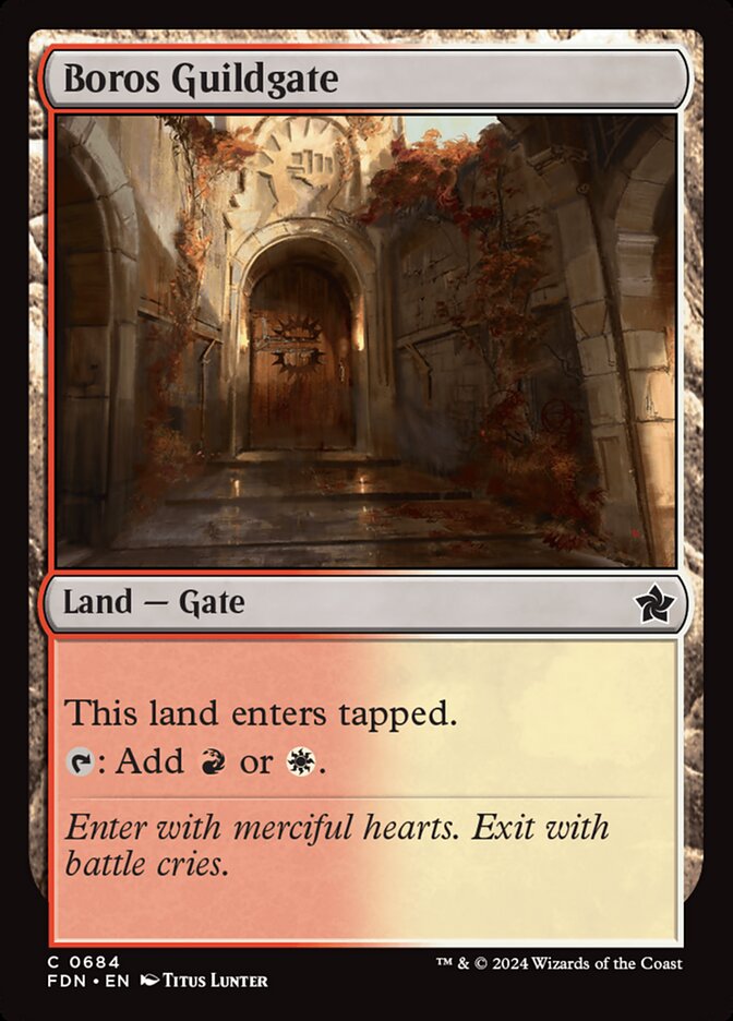 Boros Guildgate (Foundations #684)