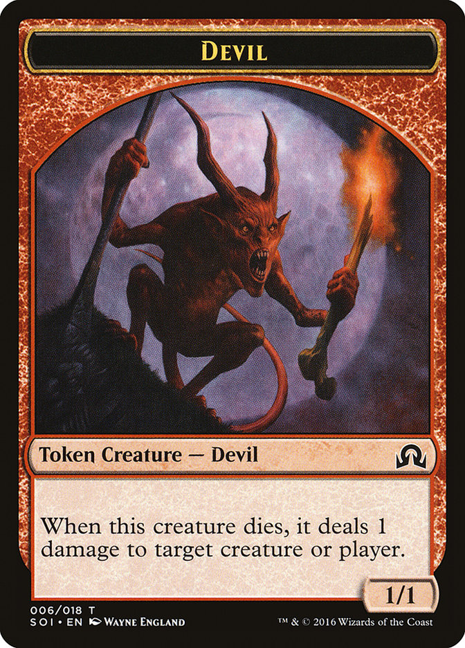 Devil (Shadows over Innistrad Tokens #6)