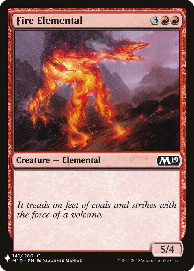 Fire Elemental (The List #M19-141)