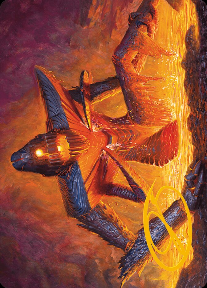 Molten Gatekeeper // Molten Gatekeeper (Modern Horizons 3 Art Series #5)