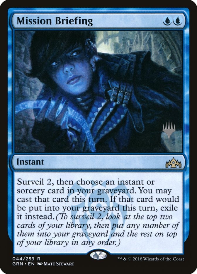 Mission Briefing (Guilds of Ravnica Promos #44p)