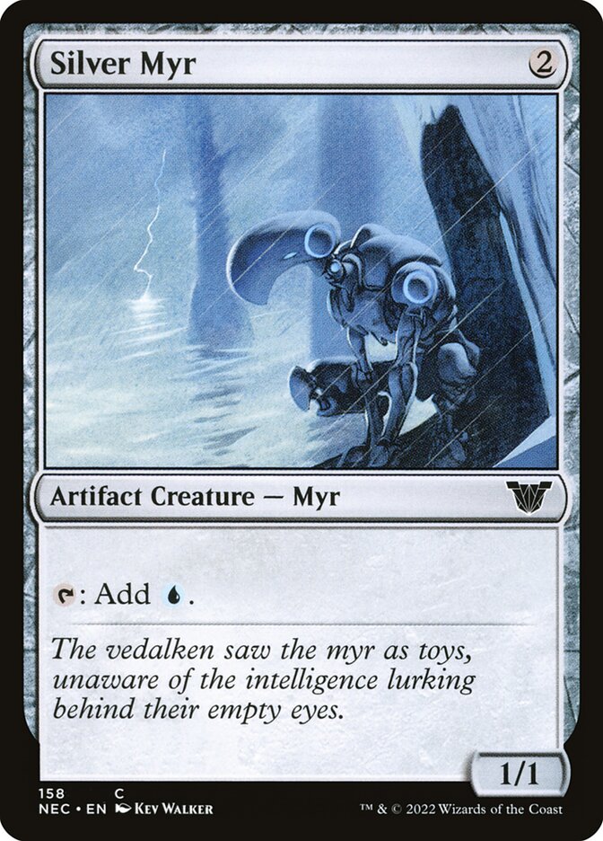 Silver Myr (Neon Dynasty Commander #158)