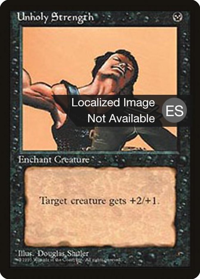 Unholy Strength (Fourth Edition Foreign Black Border #166)