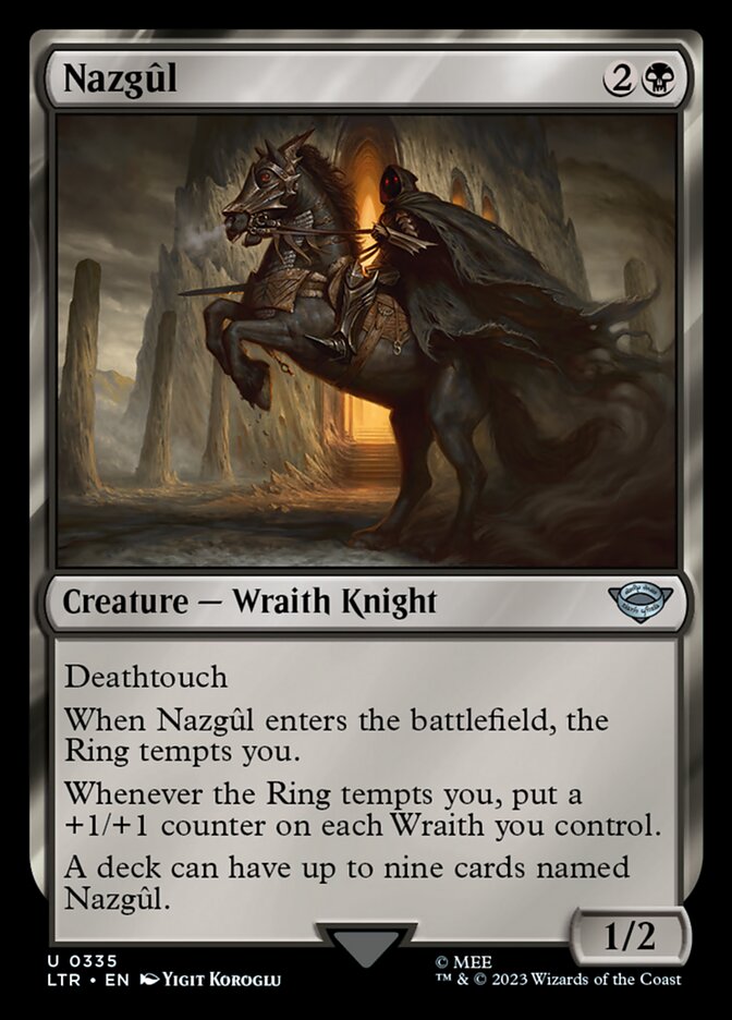 Nazgûl · The Lord of the Rings: Tales of Middle-earth (LTR) #335 · Scryfall  Magic The Gathering Search