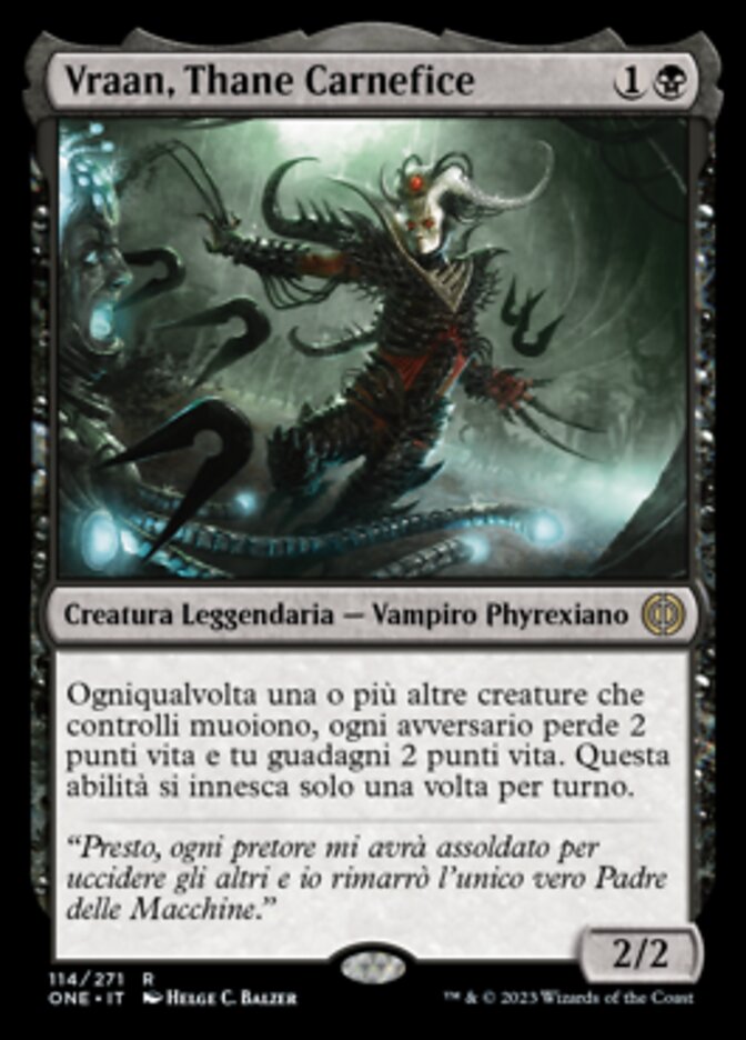 Vraan, Executioner Thane (Phyrexia: All Will Be One #114)