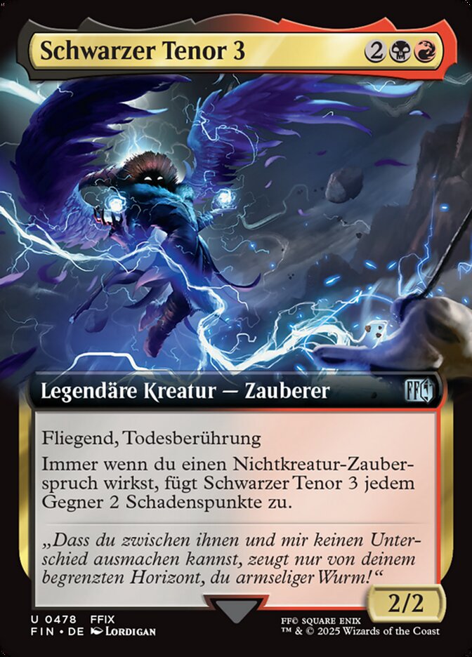 Schwarzer Tenor 3