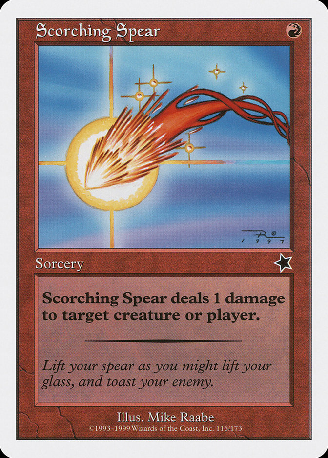 Scorching Spear (Starter 1999 #116)