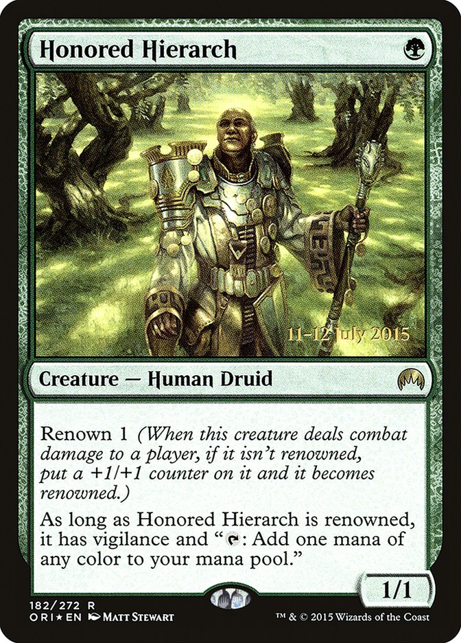 Honored Hierarch (Magic Origins Promos #182s)