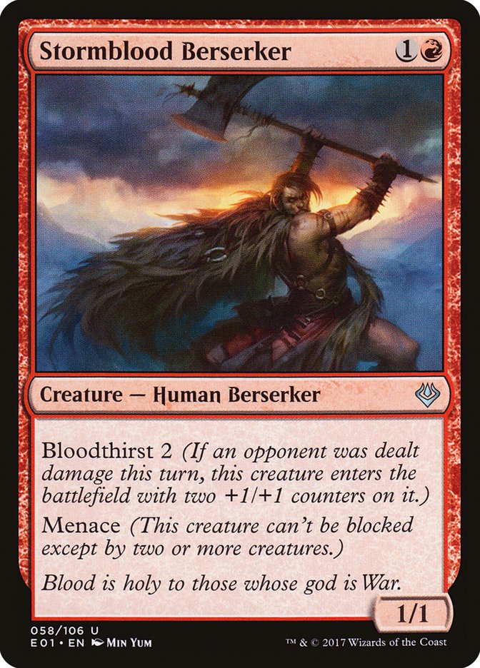 Stormblood Berserker (Archenemy: Nicol Bolas #58)