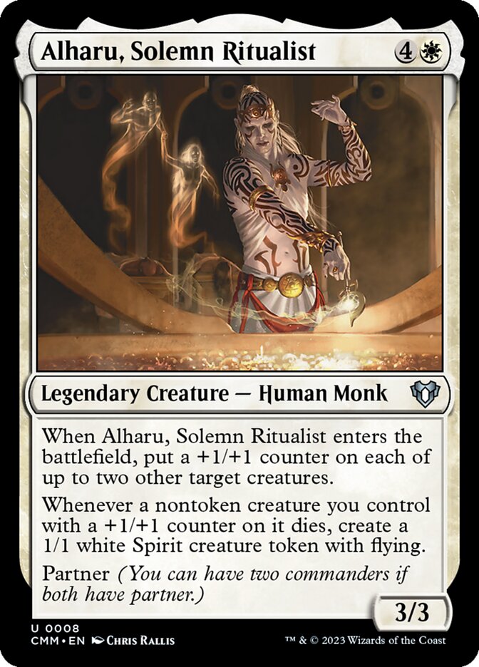 Alharu, Solemn Ritualist (Commander Masters #8)