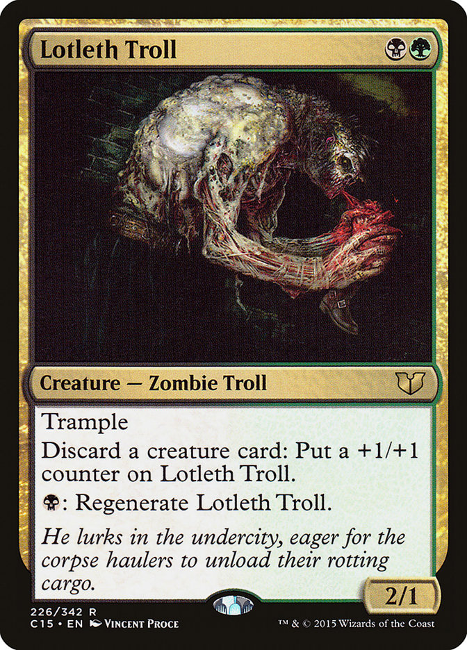 Lotleth Troll (Commander 2015 #226)