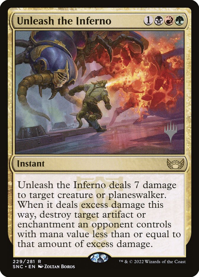 Unleash the Inferno (Streets of New Capenna Promos #229p)
