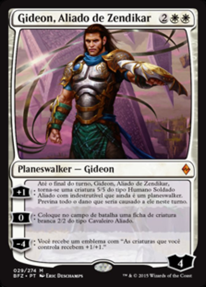 Gideon, Ally of Zendikar (Battle for Zendikar #29)
