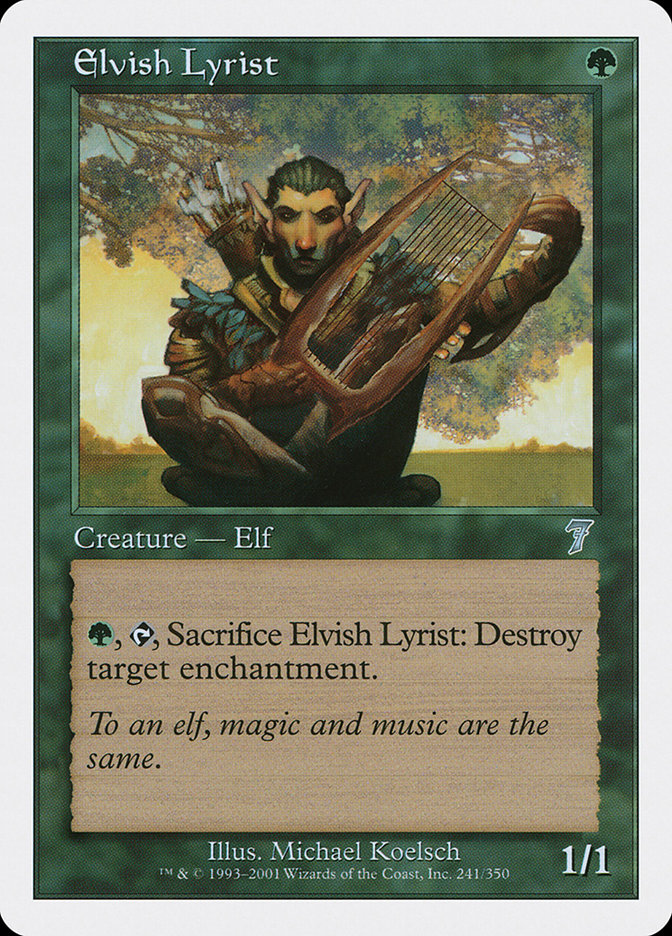 Elvish Lyrist (Seventh Edition #241)