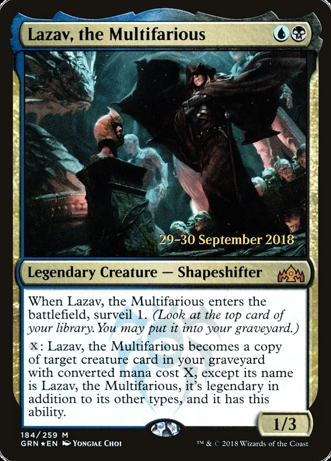 Lazav, the Multifarious (Guilds of Ravnica Promos #184s)