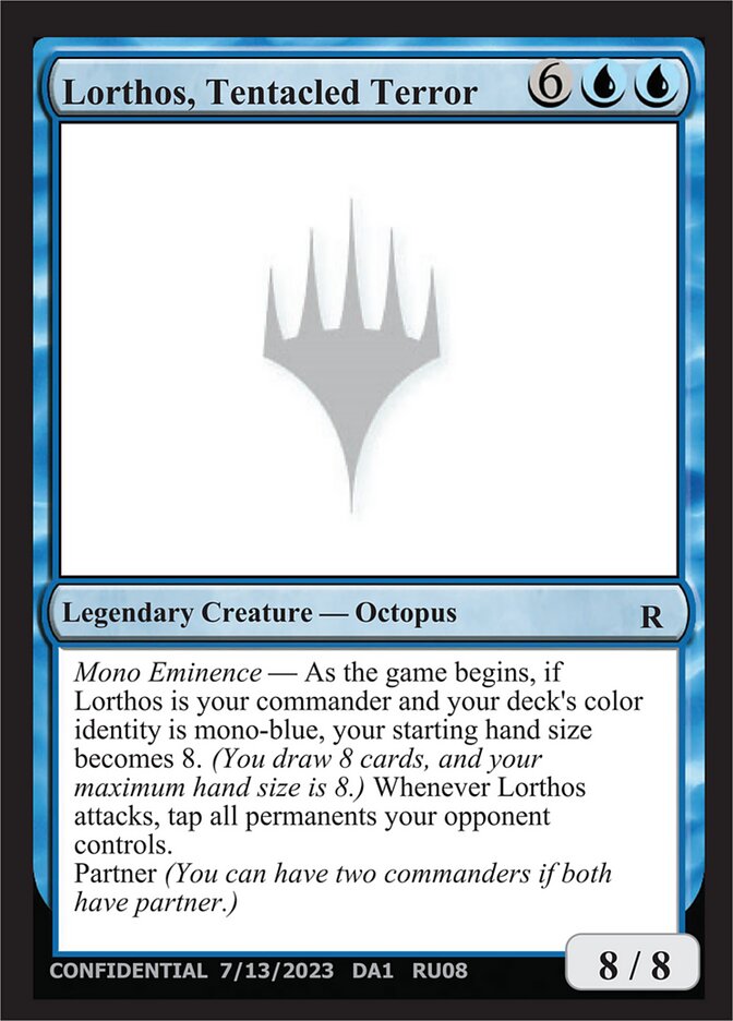 Lorthos, Tentacled Terror (Unknown Event #RU08a)