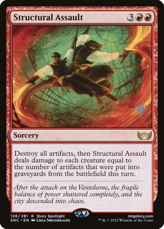 Structural Assault (Streets of New Capenna Promos #126p)