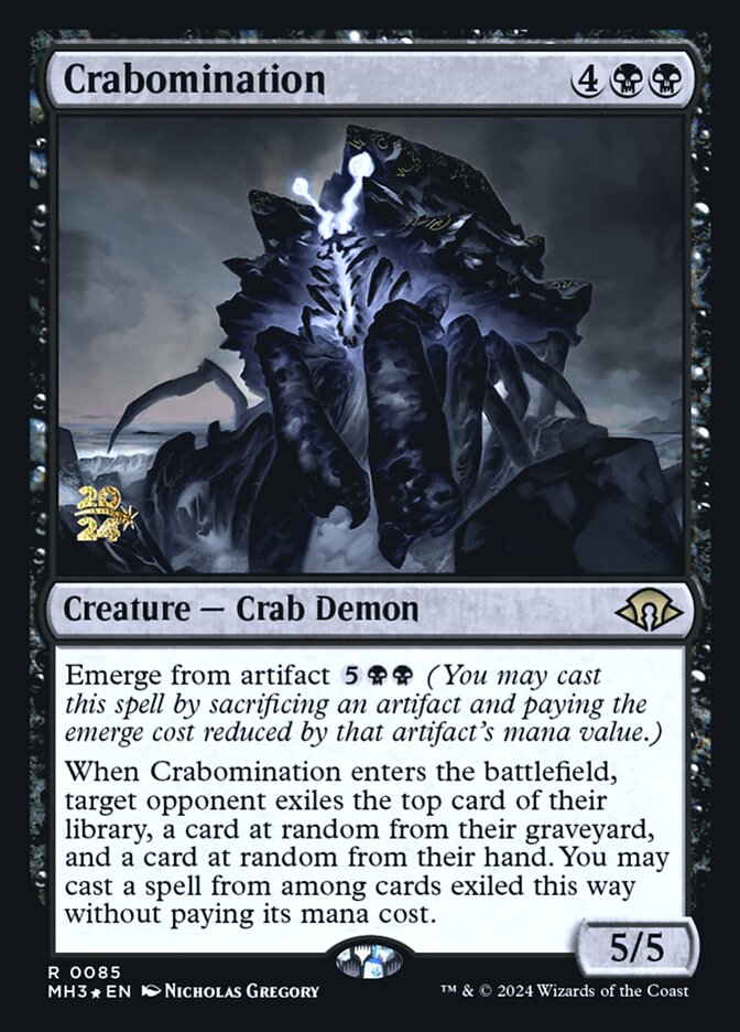 Crabomination (Modern Horizons 3 Promos #85s)