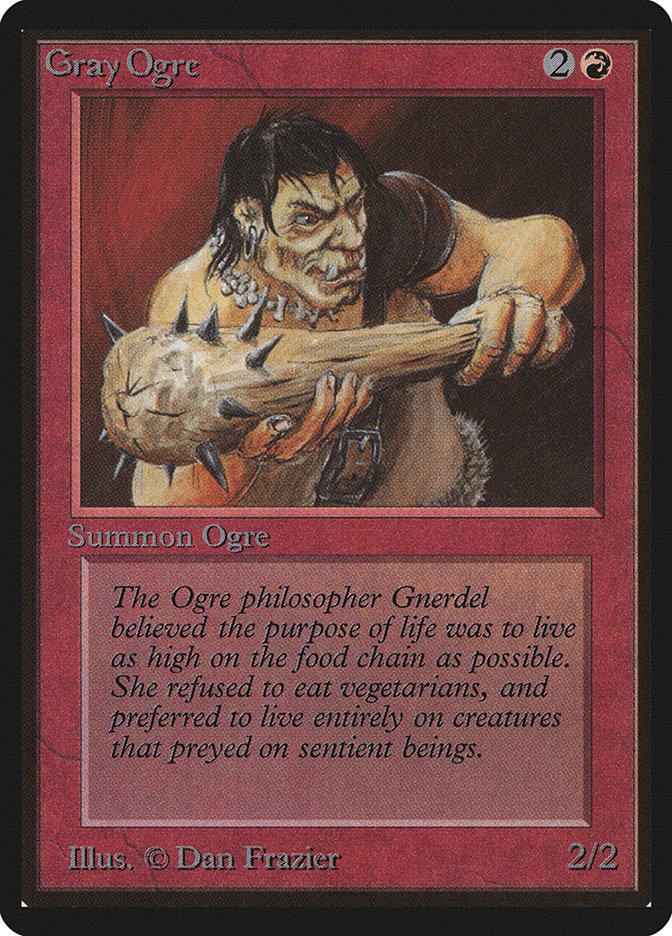 Gray Ogre (Limited Edition Beta #157)