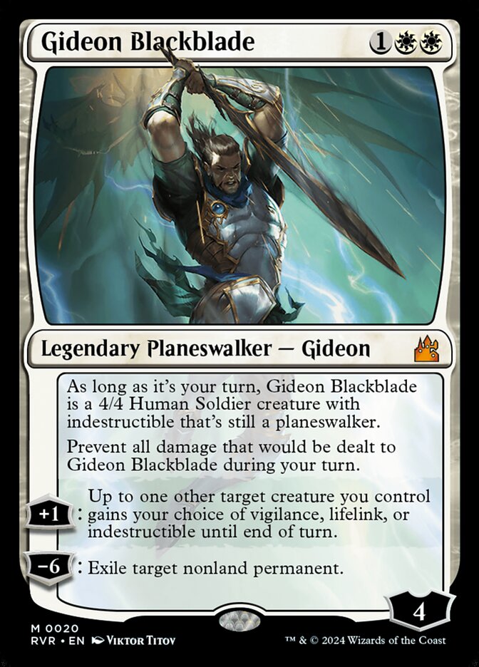 Gideon Blackblade (Ravnica Remastered #20)