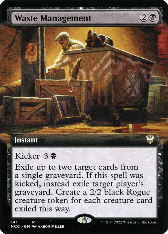 Waste Management · New Capenna Commander (NCC) #141 · Scryfall