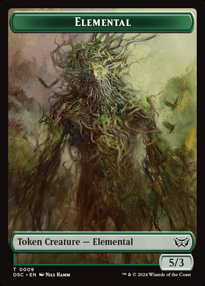 Elemental (Duskmourn Commander Tokens #9)