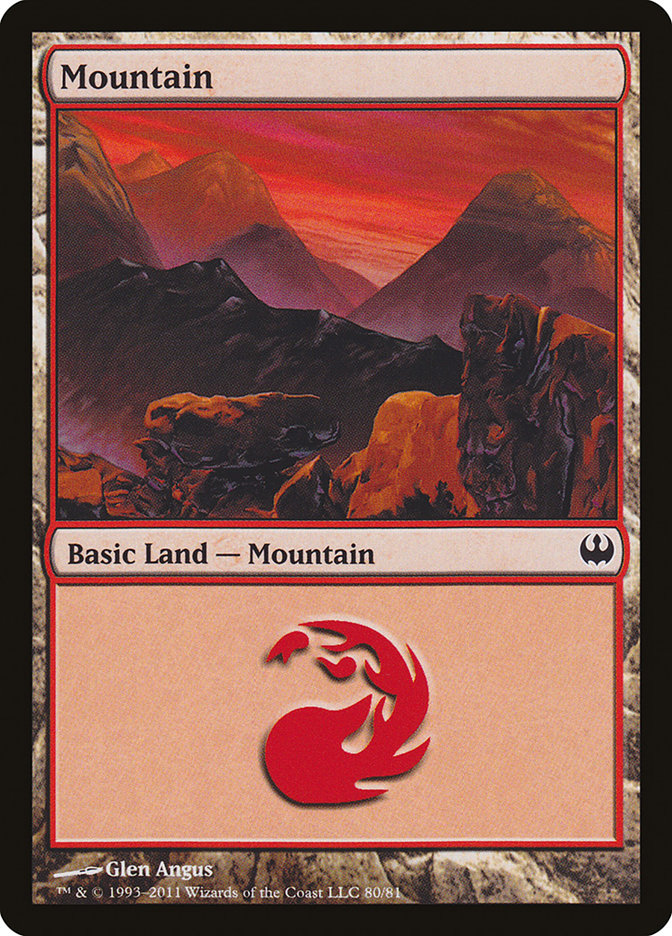Mountain (Duel Decks: Knights vs. Dragons #80)