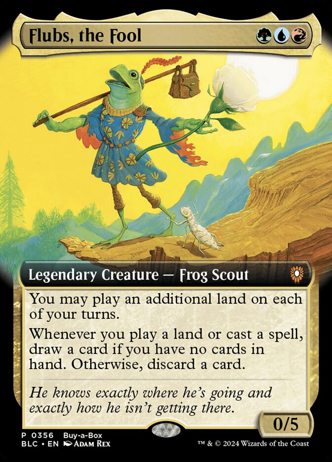 Flubs, the Fool (Bloomburrow Commander #356)